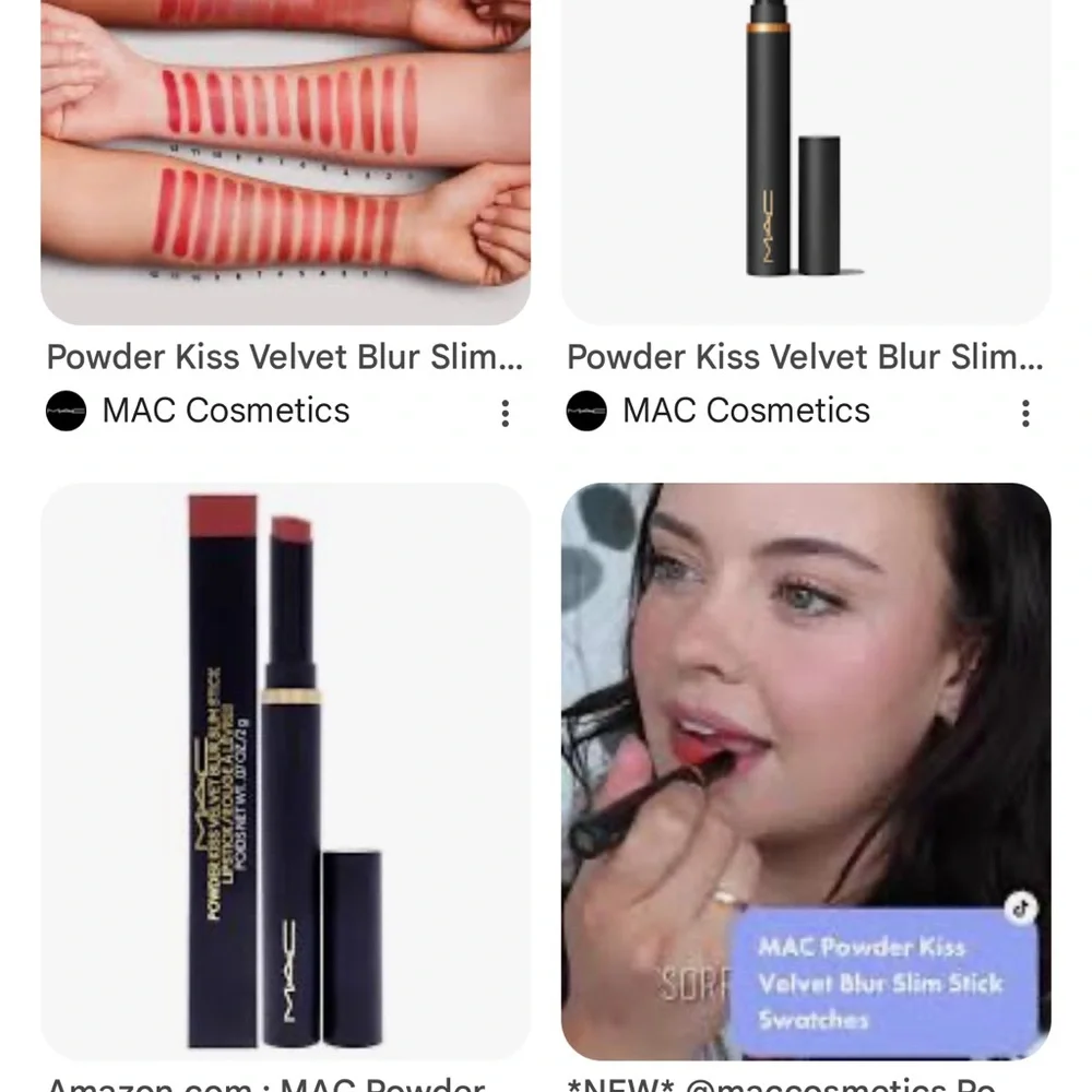 MAC Powder Kiss Velvet Blur Slim Stick in Peppery Pink… - Picture 6 of 10